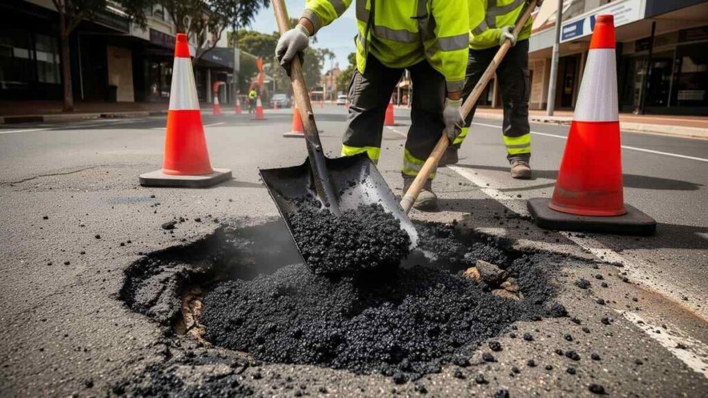 Pot-holes-repairing