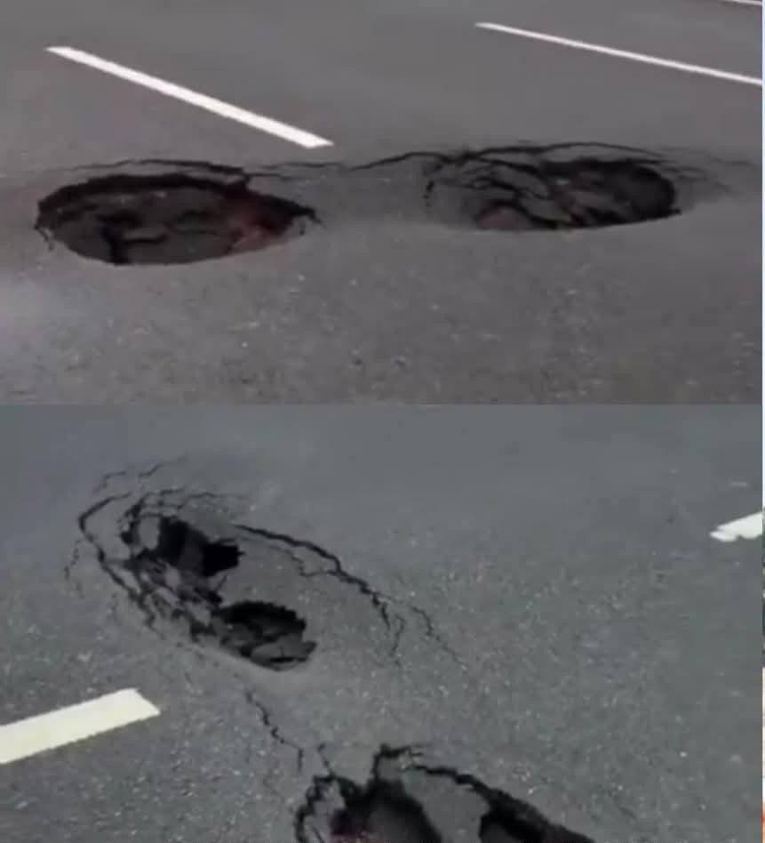 Potholes-on-road