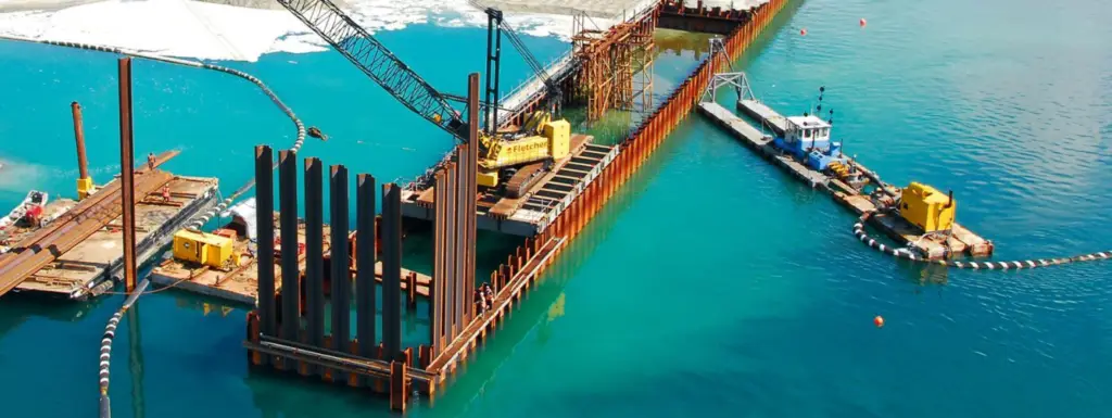 Sheet Pile Retaining Wall