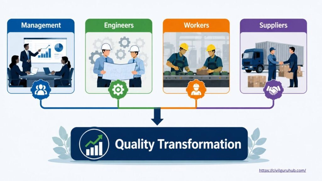 Quality transformation process flow