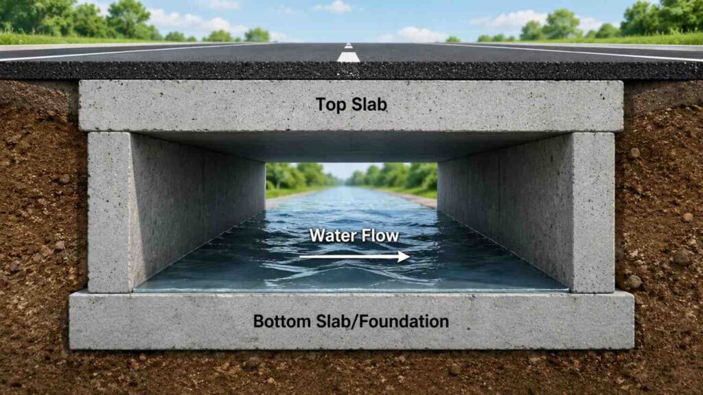 Basic Box Culvert Diagram