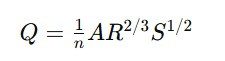 Box culvert design formula