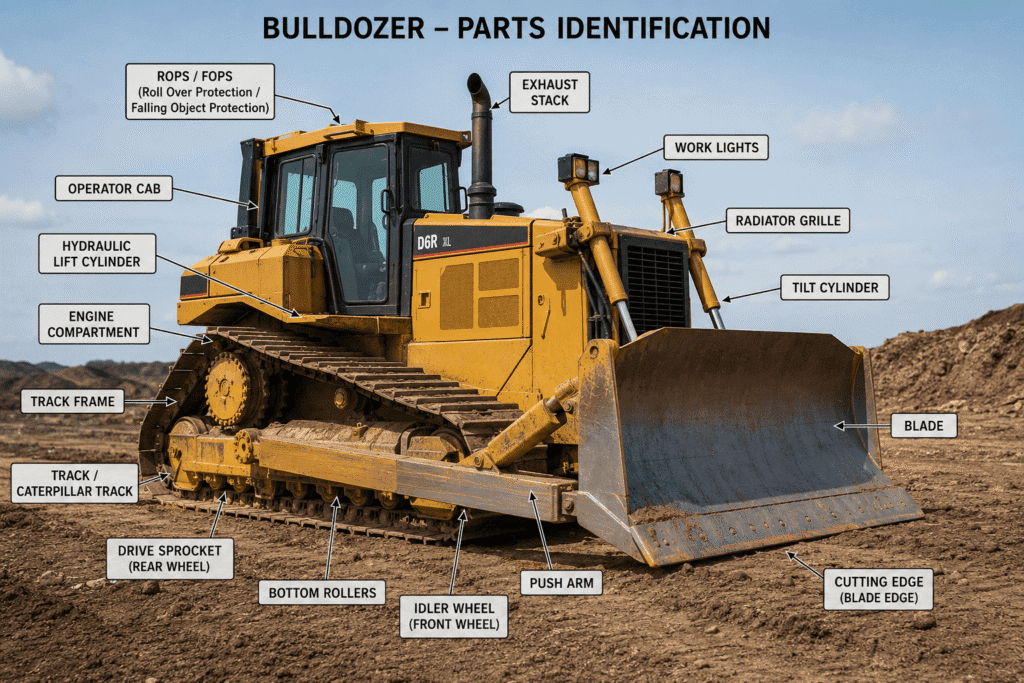 Bulldozer- Construction Equipment