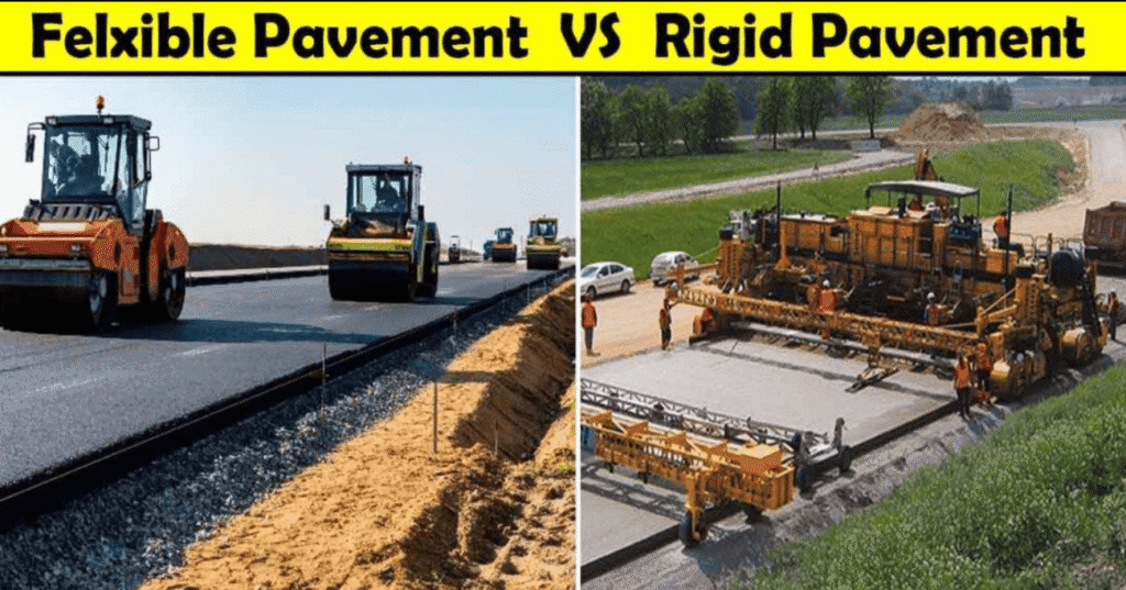 Difference bet. Flexible and Rigid Pavement