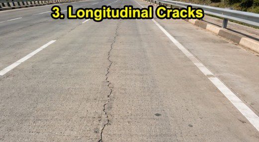Longitudinal Cracks on PQC Surface