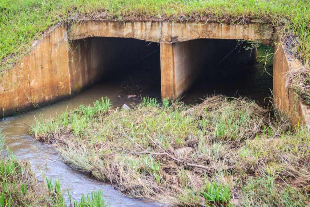 Real image of Box culvert
