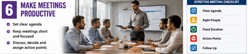 Making Meetings Productive (Time Management)