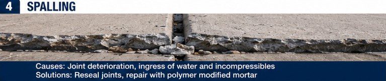 Spalling Failure in Rigid Pavement