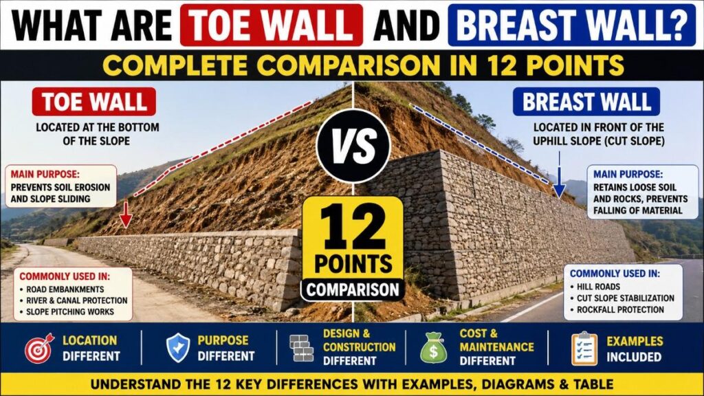 Toe Wall Vs Breast Wall