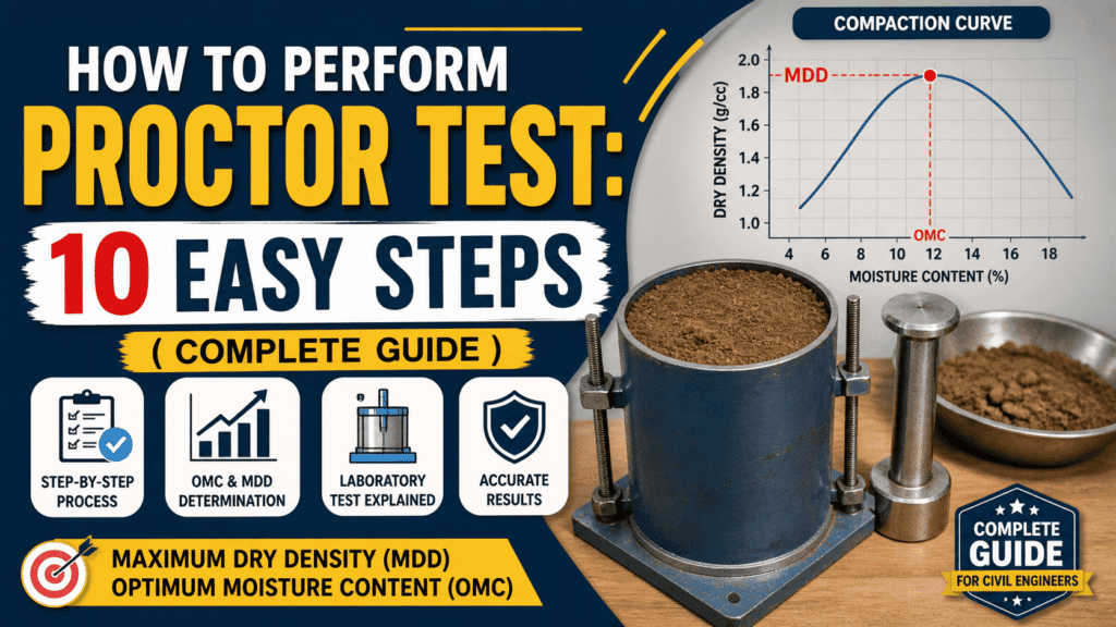 how to perform Proctor Test