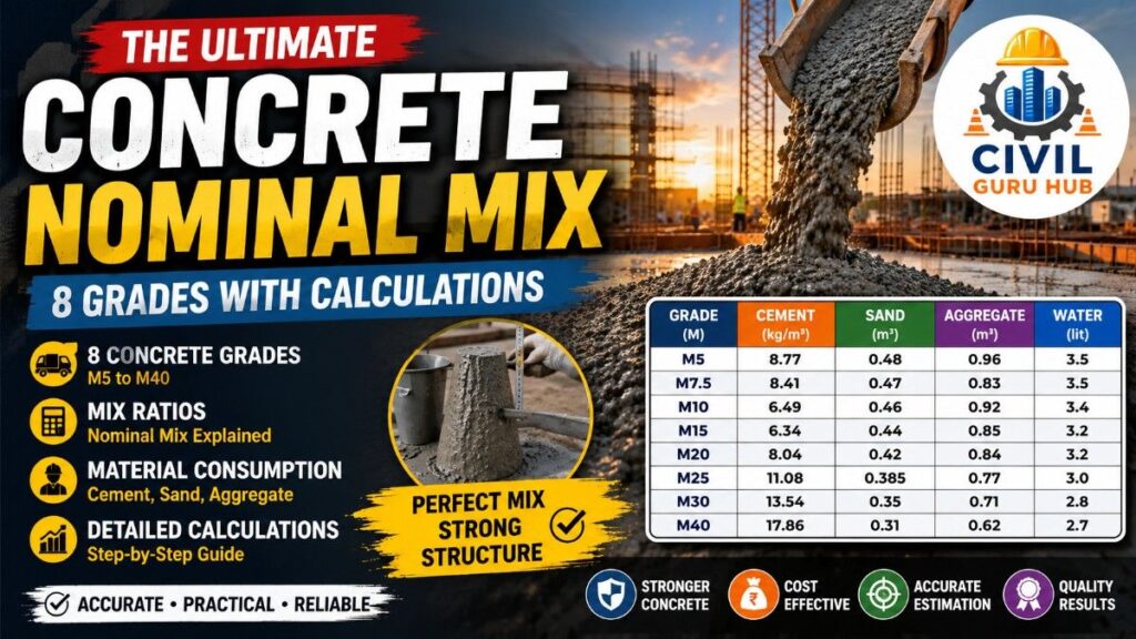The Ultimate Concrete Nominal mix