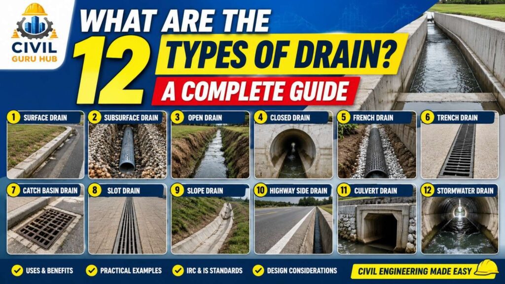Types of Drain