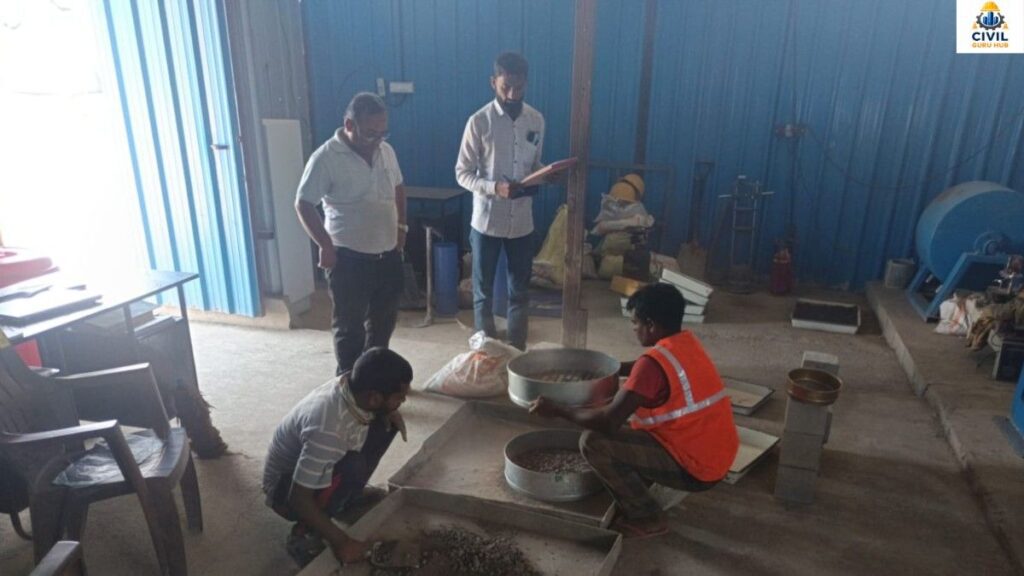 Aggregate Testing for Mix design