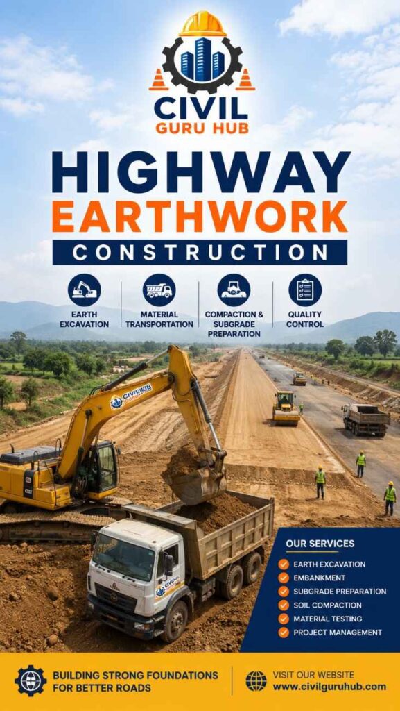 Highway Earthwork Quantity estimation during road construction