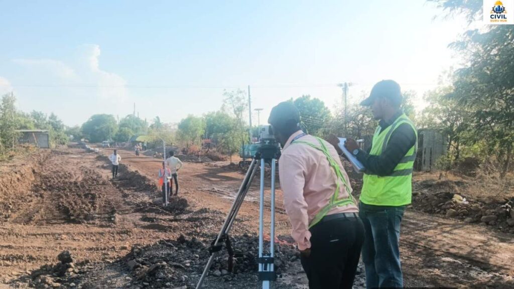 Excavation Level checking for Earth work Quantity