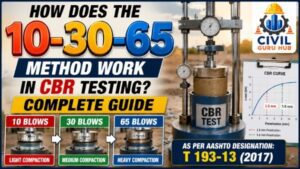 How Does The 10-30-65 Method Work In CBR Testing? Complete Guide