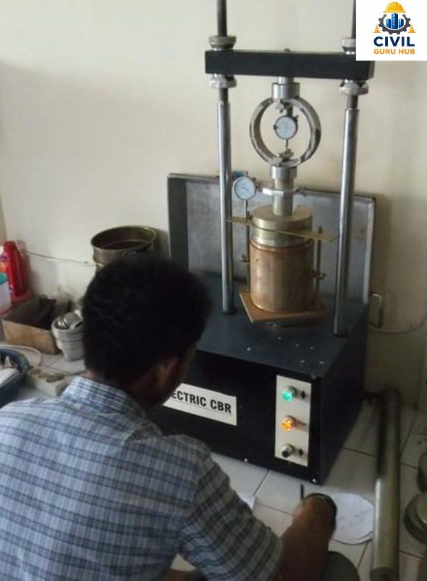 Penetration check for CBR Test