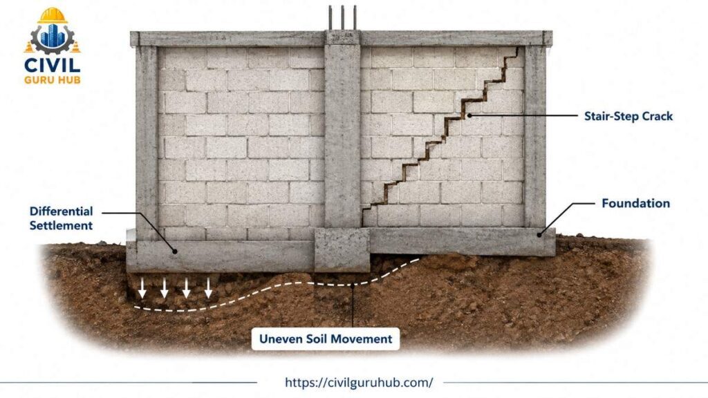 Settlement Cracks